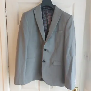Next tailoring mens Grey Smart Formal Casual blazer jacket 40 R slim fit Used  - Picture 1 of 10