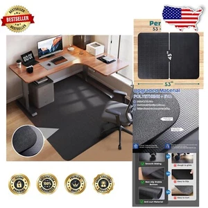 Extra-Large Rolling Chair Mat - 53"x45" for Home Office or Workstations - Picture 1 of 11