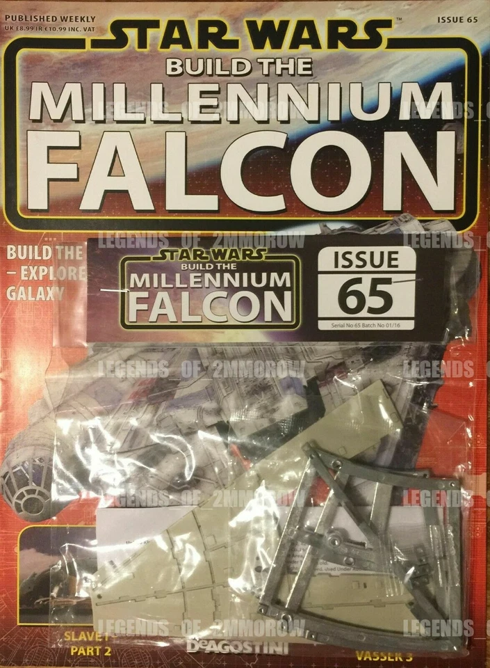 DE AGOSTINI DEAGOSTINI BUILD THE STAR WARS MILLENNIUM HALCON - NÚMERO 65 - REVISTA Y PARTE - NUEVO