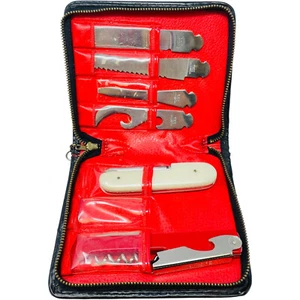 6 Pcs Vintage Stainless Steel Folding Screwdriver, Tool Kit, Made in Japan - Picture 1 of 10