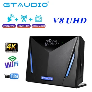 4K TV Set Top BOX DVB-T/T2/S2X Receiver HDMI SCART PVR Record WIFI Media Player - Picture 1 of 9