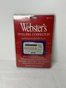 Webster’s Spelling Corrector Spell Corrects 80,000 Words - NCS-101  NEW Sealed - Picture 1 of 2