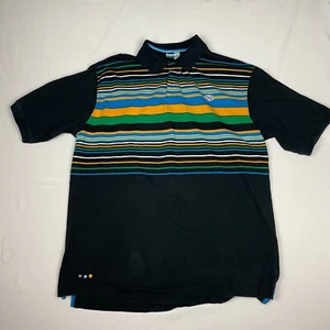 RocaWear Denim Herren Streifen Oberteil einfarbig schwarz Unterteil Poloshirt 2XL Logo Baumwolle - Bild 1 von 14