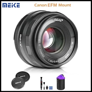 Lente Meike 35 mm F1,4 APS-C para cámaras Canon EOS M-Mount M M2 M5 M6 M10 M50 M100 - Imagen 1 de 10