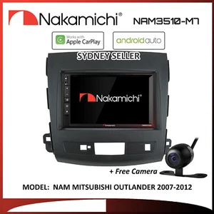 7" APPLE CARPLAY ANDROID AUTO NAKAMICHI BT FOR MITSUBISHI OUTLANDER 2007-2012 - Picture 1 of 2