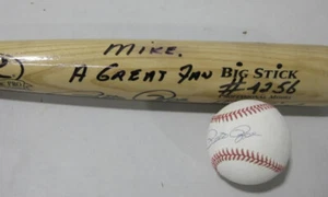 Pete Rose Autographed Cincinnati Reds Signed Adirondack Pro Bat and Baseball - Picture 1 of 7