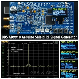 DDS Shield AD9910 600MHz 1.5GSPS RF Generator Low Noise Spurs WITHOUT ARDUINO - Picture 1 of 11