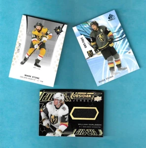 MARK STONE LIMITED EDITION SP ULTIMATE 2020-21 UD BLACK OBSIDIAN JERSEY KARLSSON - Picture 1 of 2