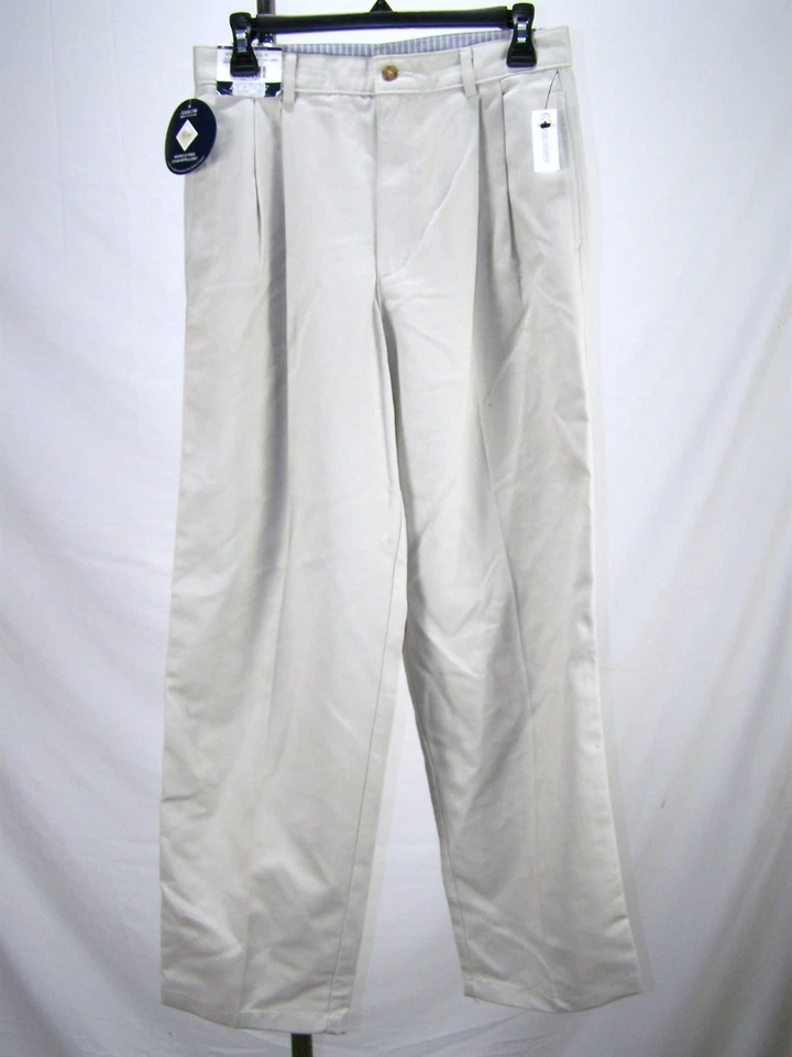 Pantalones Arrow Niños Jóvenes Talla 18 29x30 Tostado Caqui 4 Bolsillos Plisado Repelente de Manchas Foto 1 de 4