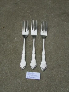 Set 3 Forcelle Stanley Roberts GLENDALE Acciaio Inox Spazzolato Rogers Cina - Foto 1 di 9