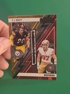 2024 TJ Watt / Nick Bosa Panini Contenders #16 Power Players - Picture 1 of 3