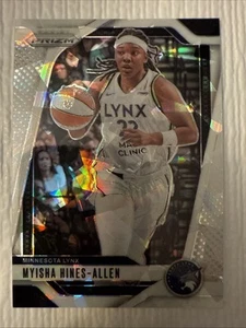 2024 Panini WNBA Prizm Myisha Hines-Allen White Ice Prizm /35 - Picture 1 of 2