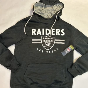 Pullover con capucha de los Raiders de Las Vegas ropa del equipo de la NFL para hombre talla mediana nuevo/etiquetas - Imagen 1 de 9