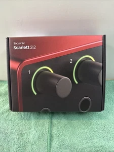 Focusrite Scarlett 2i2 4th Gen 2-in 2-out USB Music Audio Recording Interface - Picture 1 of 8