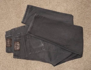 SET BESTEHEND AUS 2 Vintage Calvin Klein grau dunkle Waschung einfache Passform Herrenjeans 28 x 31 - Bild 1 von 3