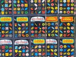 1970 Topps "Way Out Wheels" Auto Stickers Complete (22) Unused Set - Picture 1 of 8