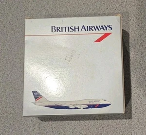 British Airways 747-400 Schabak 821/14 made in Germany Airline 1:500 diecast - Picture 1 of 4