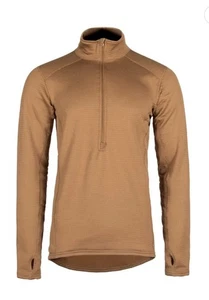Beyond Polartec Grid L2 Krios Pullover Coyote Half Zipper Layer Size Large - Picture 1 of 10
