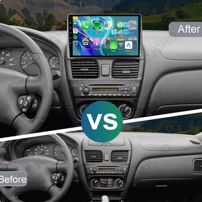 4+64 GB Android 13 para Nissan Sentra 2000-2006 radio de coche estéreo Wifi navegación Carplay Foto 1 de 4