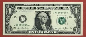 USA Birthday Serial # 90-20-2015 $1 Dollar Bill 2021 About UNC. #PL3081 - Picture 1 of 2