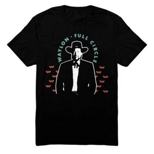 Waylon Jennings Full Circle Country Musik Texas Erwachsene Herren T-Shirt 10108921 - Bild 1 von 3