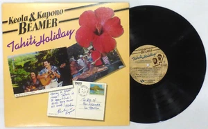 KEOLA & KAPONO BEAMER "Tahiti Holiday" Vinyl Stereo LP, Lee Records 33rpm, NM/NM - Picture 1 of 4