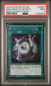 Yugioh - Spellbook of Secrets Ultimate Rare 1st Edition PSA 9 - Picture 1 of 2
