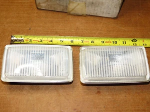 (2) NEW BOSCH 1 305 354 933 Fog Lights Glass Body 1975-1993 BMW Saab Volvo - Picture 1 of 6