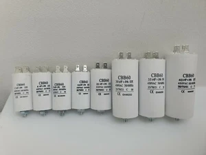 1x 11-CA-09, Motor Start/Run Universal 4-Tag Capacitor 9uF / 9MFD 400V 450V AC - Picture 1 of 2