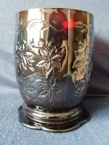 Princess House 5629 Fantasia Ruby Red Pillar Candle Holder - Picture 1 of 8