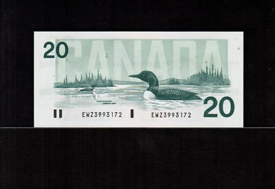 1991 Canada $20 Star Replacement Knight/Dodge *EWZ* (3.888-4.050) GEM UNC - Image 1 of 2