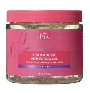 Luster's Pink Hold & Shine Perfecting Gel, With olive oil Alcohol Free 16 oz - Picture 1 of 1