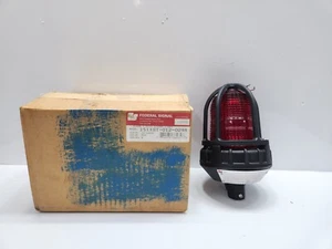 FEDERAL SIGNAL 151XST-012-024R RED STROBE LIGHT SERIES B - Picture 1 of 10