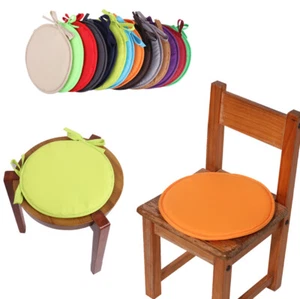 2PCS Round Seat Pads Cushion Memory Foam Chair Pad Futon Home Kitchen Patio Mat - Picture 1 of 24