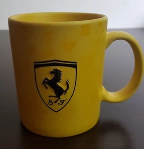 Original Ferrari Kaffeetasse Tasse Cup Porzellan Gelb Wappen 250 ml Yellow Mug - Picture 1 of 19