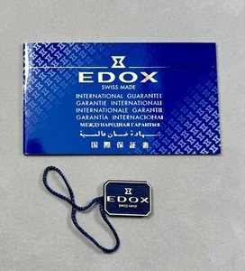 Edox Swiss Watch International Warranty Gauratee Booklet and Tag For Collectors - Picture 1 of 4