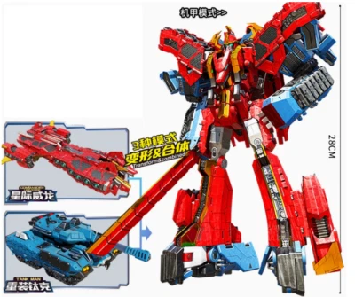 TOBOT V Galaxy Detectives 2in1 Commander Universe Tank Man Invincible Robot - Image 1 of 4