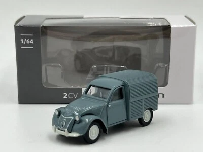 Furgone Citroën 2CV Blu Nevato 1/64 3 Pollici Norev Nuovo Scatola di Cartone - Immagine 1 di 3