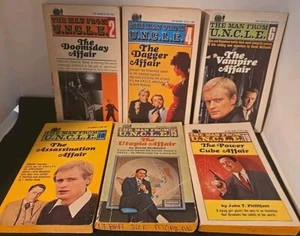 The Man from U.N.C.L.E Lot of 6 Paperback Books - ACE Books 1960's Vintage - Picture 1 of 12