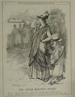 7x10" punch cartoon 1910 THE GREAT ELECTION STAKES