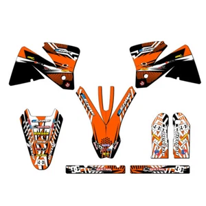 2001-2002 EXC MAYHEM Orange Senge Graphics Kit Compatible with KTM - Picture 1 of 10