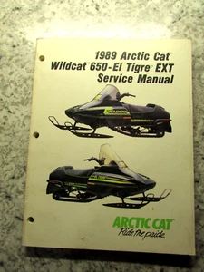 ARCTIC CAT USED 1989 WILDCAT 650EI TIGRE EXT SERVICE MANUAL - Picture 1 of 2