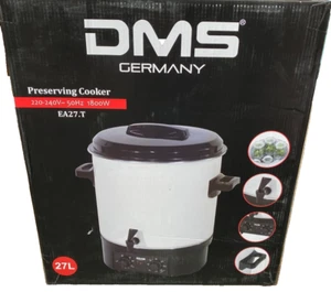 DMS® EA27.T Edelstahl Einkochautomat 27 Liter Einkochtopf Glühweintopf, 1800 w - Bild 1 von 2