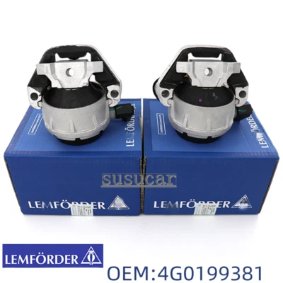 OEM Lemförder 2pcs Hydraulic Engine Mount L&R For Audi A6 A7 2.0L 4G0199381 - Image 1 of 4