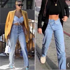 AGOLDE Women's Criss Cross Straight-Leg Jeans  Size 30 NEW - Picture 1 of 11