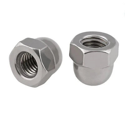 MARKENLOS Filettatura sinistra dadi a cappello acciaio inox 304 A2 V2A M6 M8 M10 M12 M16 dadi