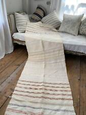 Vintage Rag Rug Stair runner hand woven hallway carpet 36 inches WIDE!!!!