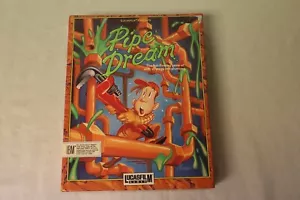 Lucasfilm Games Pipe Dream Big Box IBM 3.5" Floppy Disk PC Game Retro Vintage - Picture 1 of 10