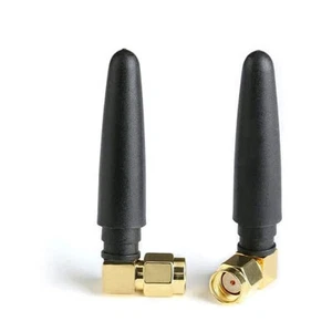 2PCS Rubber 3dBi 2.4ghz Mini WIFI Antenna SMA Male Router Bluetooth Ant PC ITX - Picture 1 of 8