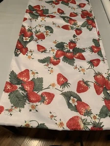 Strawberry Table Runner 84 X 16 - Picture 1 of 6